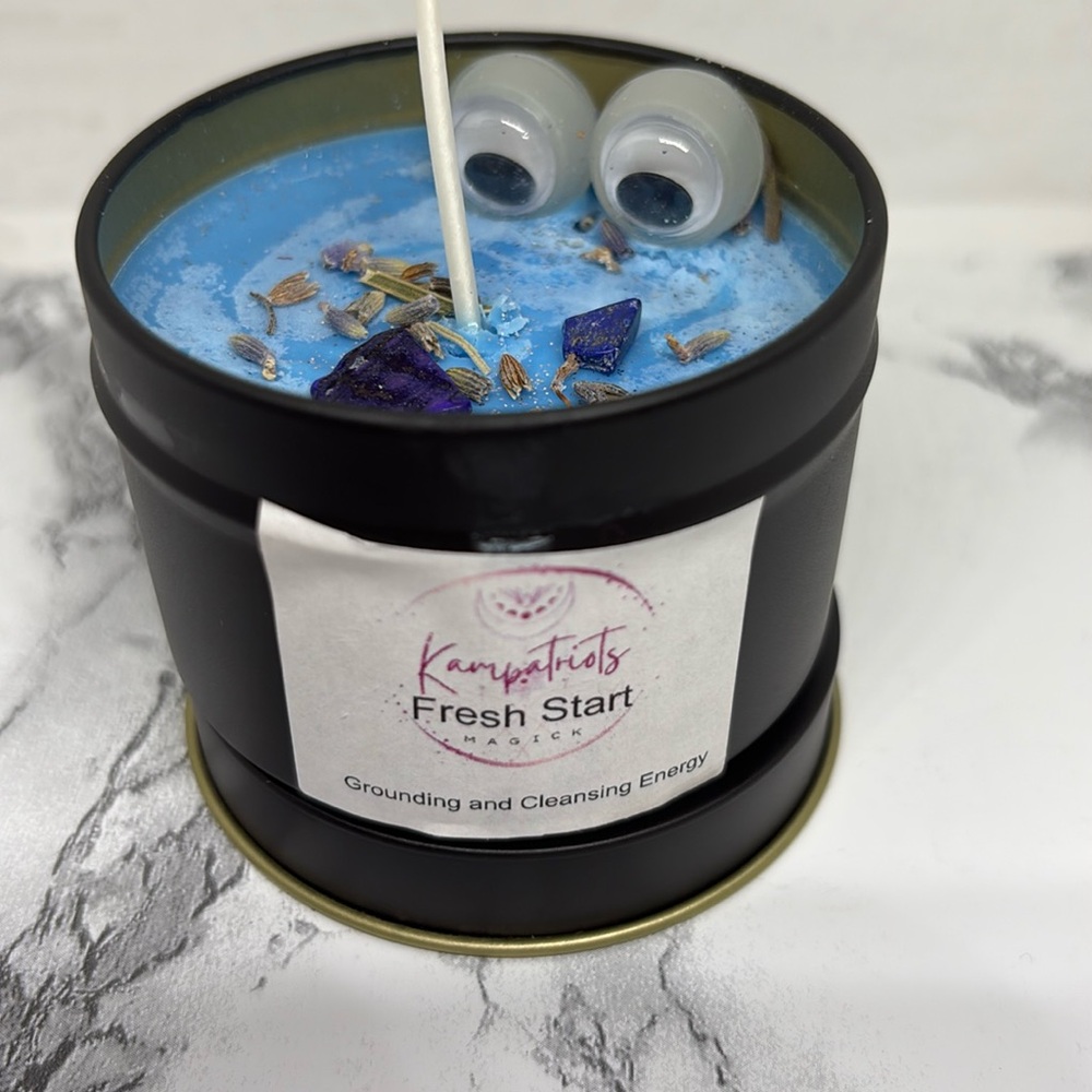 Fresh start is a 4oz ground and cleansing candle - Picture 3 of 3